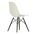 VITRA Eames Plastic Side Chair DSW PEBBLE - KAMIENNA SZAROŚĆ - 30 black maple