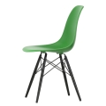 VITRA Eames Plastic Side Chair DSW zielone - klon czarny black maple