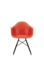 Krzesło EAMES PLASTIC DAW drewniane nogi Vitra poppy red - 30 black maple czarny klon