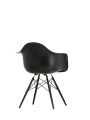 Krzesło EAMES PLASTIC DAW drewniane nogi Vitra czarny deep black - 30 black maple