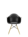 Krzesło EAMES PLASTIC DAW drewniane nogi Vitra - 12 deep black - 65 ash honey - jesion