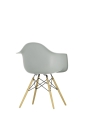 Krzesło EAMES PLASTIC DAW drewniane nogi Vitra light grey - 65 ash honey -