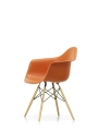 Krzesło EAMES PLASTIC DAW drewniane nogi Vitra l 43 rusty orange pomarańczowy -