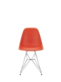 Krzesło DSR Eames Plastic Side Chair Vitra  poppy red - 01 chrome