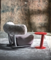 Fotel PIPE półokrągłe oparcie Moroso
