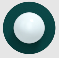 Lampa ścienna CANDY CIRCLE 360° Swedish Ninja