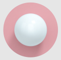 Lampa ścienna CANDY CIRCLE 360° Swedish Ninja