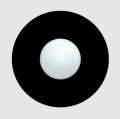 Lampa ścienna CANDY BIG CIRCLE 360° Swedish Ninja