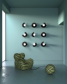 Lampa ścienna CANDY BIG CIRCLE 360° Swedish Ninja