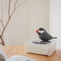 Figurka JAVA SPARROW mini szaro-czarny Zuny