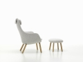 Fotel z podnóżkiem HAL Lounge Chair i Ottoman Vitra
