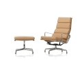 Fotel z podnóżkiem SOFT PAD CHAIR EA 222 Vitra