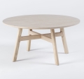 Stolik kawowy MISHELL drewniany Ø80 Noti