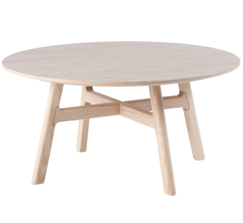 Stolik kawowy MISHELL drewniany Ø80 Noti