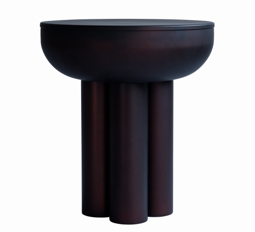 Stolik CROWN TALL burned black 101 Copenhagen