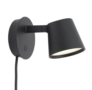Lampa ścienna TIP czarna MUUTO