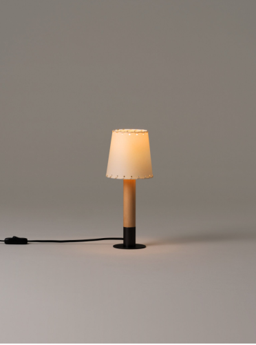 Lampa stołowa BÁSICA MINIMA SantaCole podstawa z brązu