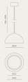 Lampa_wisząca_BIG_DUSSA_rysunek_techniczny_C1307/L_Aromas