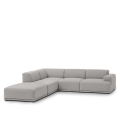 Sofa modułowa CONNECT SOFT 1, narożnik w konfiguracji 1, tkanina Clay 12,  Muuto