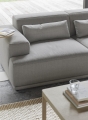 Sofa modułowa CONNECT SOFT w konfiguracji 2, tkanina Re-wool 128,  Muuto