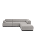 Sofa modułowa CONNECT SOFT, narożnik w konfiguracji 2, tkanina Clay 12,  Muuto
