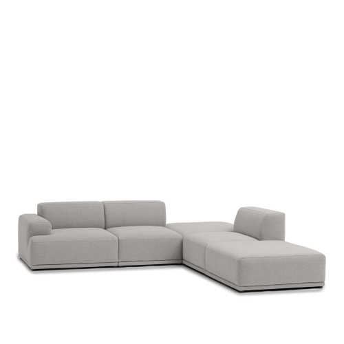 Sofa modułowa CONNECT SOFT, narożnik w konfiguracji 3, tkanina Clay 12  Muuto