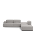Sofa modułowa CONNECT SOFT, narożnik w konfiguracji 3, tkanina Clay 12  Muuto