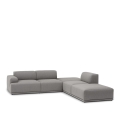Sofa modułowa CONNECT SOFT w konfiguracji 3, tkanina Re-wool 128,  Muuto