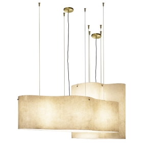 Lampy wiszące NUVOLA Baxter ekspozycja zestaw 3 lamp