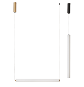 Lampa wisząca TUBE Aromas Czarna
