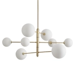 Lampa wisząca ATOM Aromas Czarna / Mosiądz