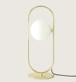 Lampa stołowa ABBACUS Aromas mosiądz