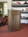 Wazon RIDGE VASE Taupe Frosted Glass, MUUTO