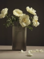 Wazon RIDGE VASE Taupe Frosted Glass, MUUTO