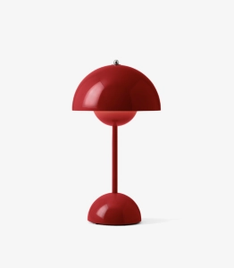 Lampa bezprzewodowa FLOWERPOT VP9 Czerwień Vermilion &Tradition