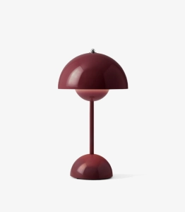 Lampa bezprzewodowa FLOWERPOT VP9 Ciemna śliwka &Tradition