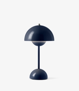 Lampa bezprzewodowa FLOWERPOT VP9 Stalowy niebieski &Tradition