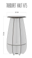 Ibride Kolekcja Gardenia Hokery H75