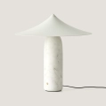 Lampa stołowa KINE Aromas Teksturowany biały / biały marmur