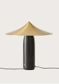 Lampa stołowa KINE Aromas matowy mosiądz / czarny marmur
