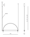 Lampa wisząca ARC Aromas