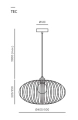 Lampa wisząca ANYA Aromas
